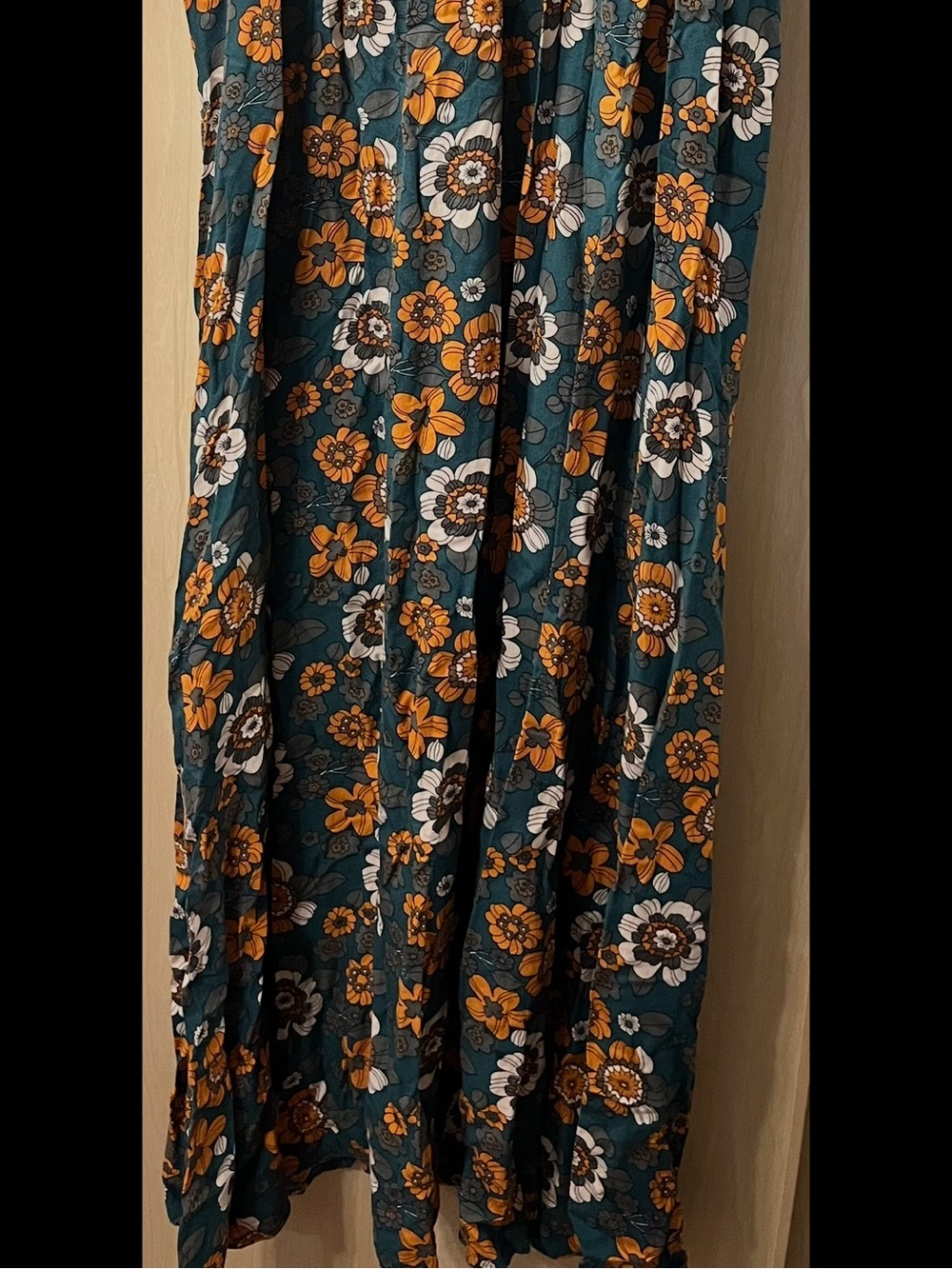 Natural Life Spaghetti Strap Floral Maxi Dress Large - Picture 5 of 5